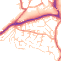 Daytime road noise heatmap for ST14 8UF