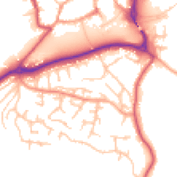 Daytime road noise heatmap for ST14 8UG