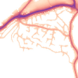 Daytime road noise heatmap for ST14 8UH