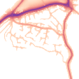 Daytime road noise heatmap for ST14 8UL