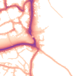 Daytime road noise heatmap for ST14 8XH