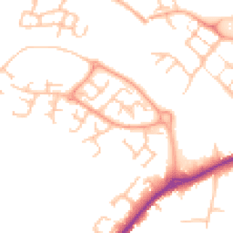 Daytime road noise heatmap for ST16 1AE