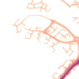Daytime road noise heatmap for ST16 1AN