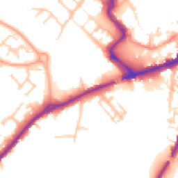 Daytime road noise heatmap for ST16 1BA