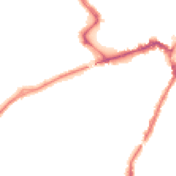 Night-time road noise heatmap for ST16 1BB