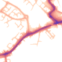 Daytime road noise heatmap for ST16 1BE