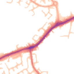 Daytime road noise heatmap for ST16 1BL