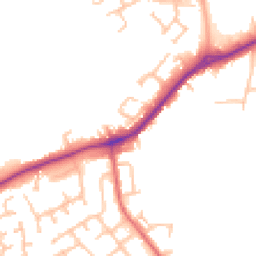 Daytime road noise heatmap for ST16 1BN