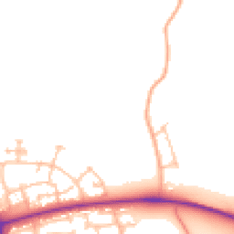 Daytime road noise heatmap for ST16 1BZ