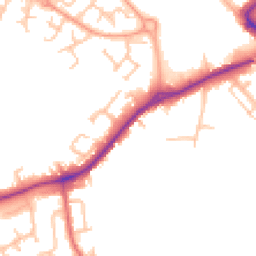 Daytime road noise heatmap for ST16 1DA