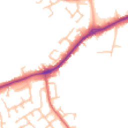 Daytime road noise heatmap for ST16 1DB