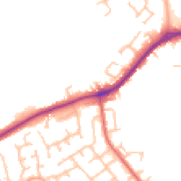Daytime road noise heatmap for ST16 1DD