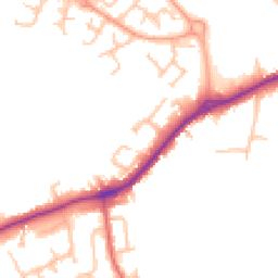 Daytime road noise heatmap for ST16 1DF