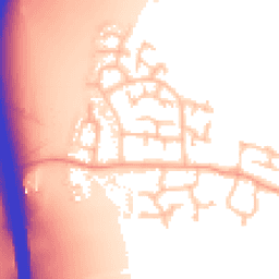 Daytime road noise heatmap for ST16 1DG