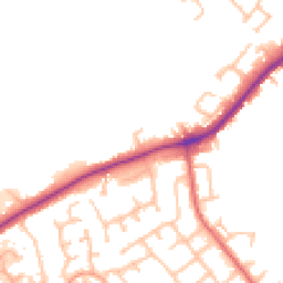 Daytime road noise heatmap for ST16 1DH