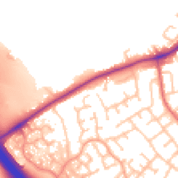 Daytime road noise heatmap for ST16 1DN