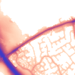 Daytime road noise heatmap for ST16 1DP