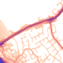 Daytime road noise heatmap for ST16 1DS