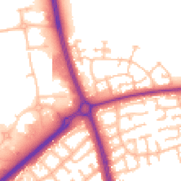Daytime road noise heatmap for ST16 1GF