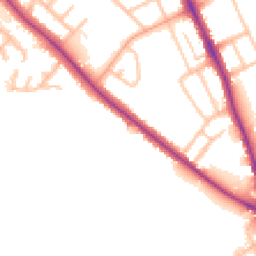 Daytime road noise heatmap for ST16 1PD