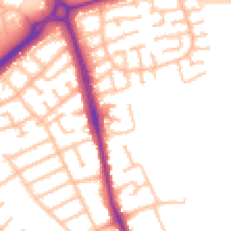 Daytime road noise heatmap for ST16 1RE