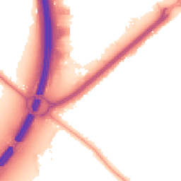Night-time road noise heatmap for ST16 1SE