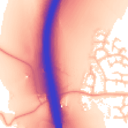 Daytime road noise heatmap for ST16 1UF