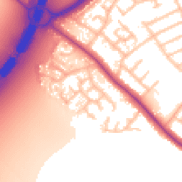 Daytime road noise heatmap for ST16 1UH