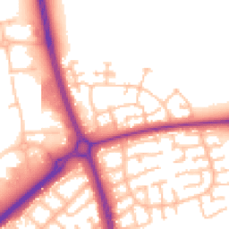 Daytime road noise heatmap for ST16 1WP