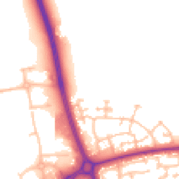 Daytime road noise heatmap for ST16 1XF