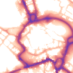 Daytime road noise heatmap for ST16 2BB