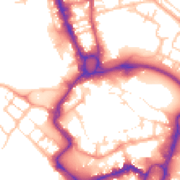 Daytime road noise heatmap for ST16 2BN