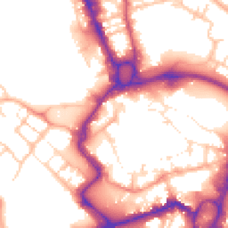 Daytime road noise heatmap for ST16 2BZ