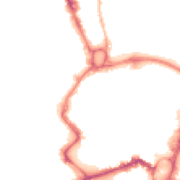 Night-time road noise heatmap for ST16 2BZ