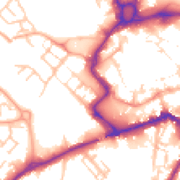 Daytime road noise heatmap for ST16 2DW