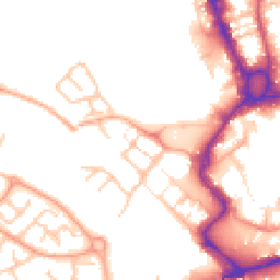 Daytime road noise heatmap for ST16 2EG