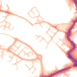 Daytime road noise heatmap for ST16 2EJ