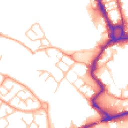 Daytime road noise heatmap for ST16 2EQ