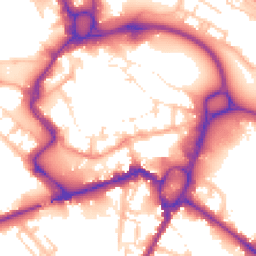 Daytime road noise heatmap for ST16 2HU