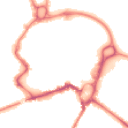Night-time road noise heatmap for ST16 2HU