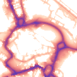 Daytime road noise heatmap for ST16 2NQ