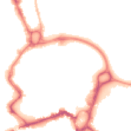 Night-time road noise heatmap for ST16 2NQ