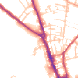 Daytime road noise heatmap for ST16 2SJ