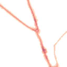 Night-time road noise heatmap for ST16 2SJ