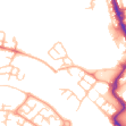 Daytime road noise heatmap for ST16 2TU