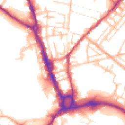 Daytime road noise heatmap for ST16 3AU