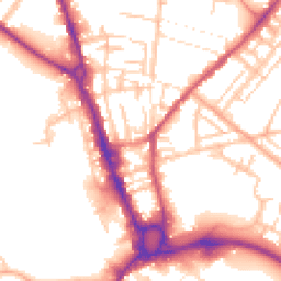 Daytime road noise heatmap for ST16 3AX