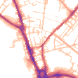 Daytime road noise heatmap for ST16 3BN
