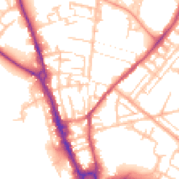Daytime road noise heatmap for ST16 3BS