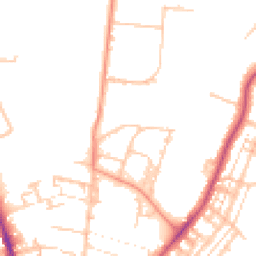 Daytime road noise heatmap for ST16 3EU